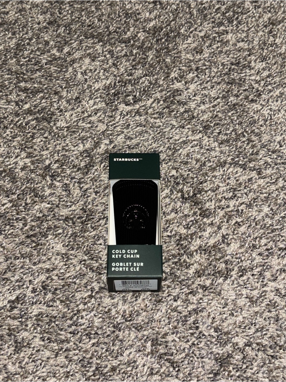 Starbucks Dark Green Promotional Box with White Text